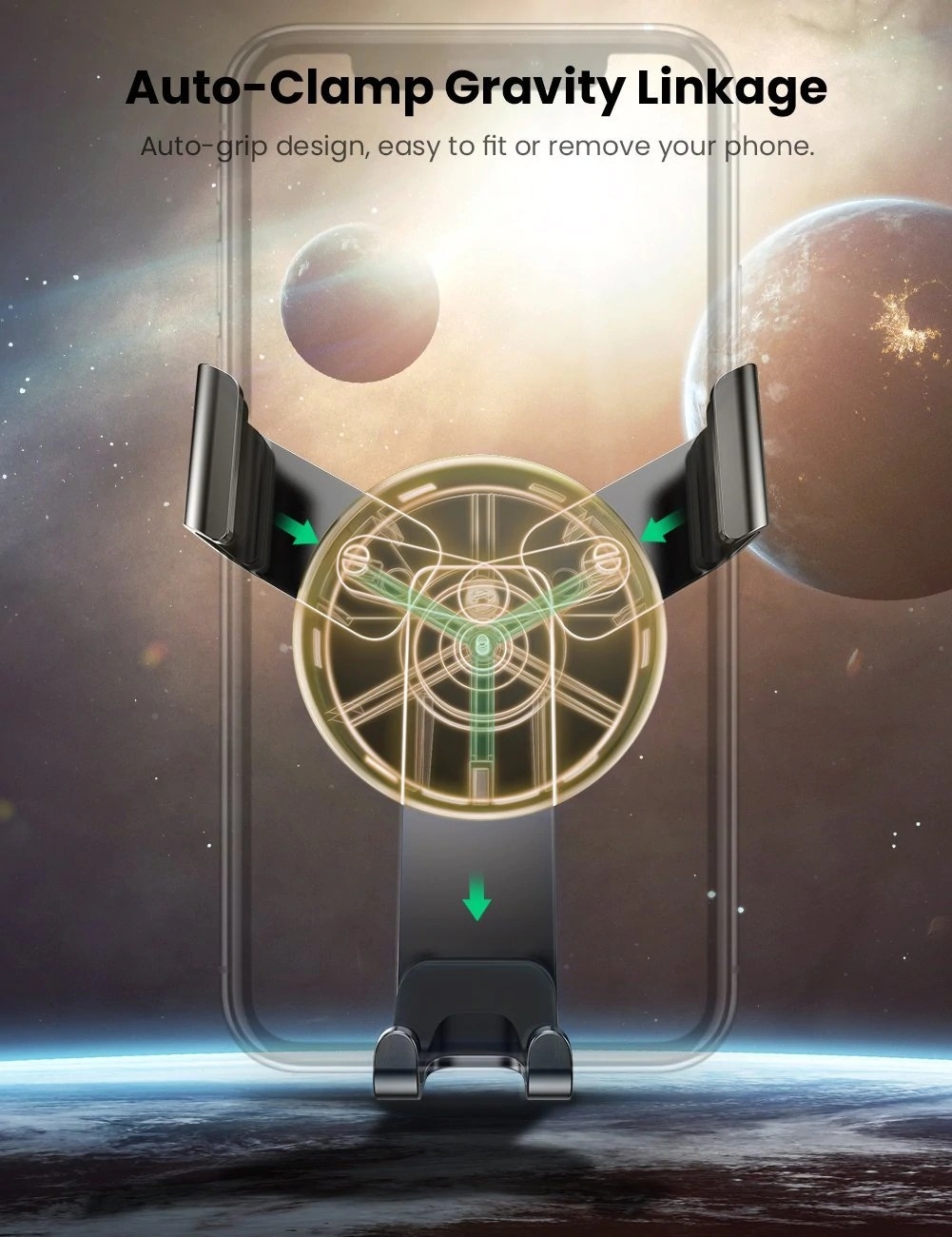 UGREEN 50564 Gravity Drive Car Mount โ image 6