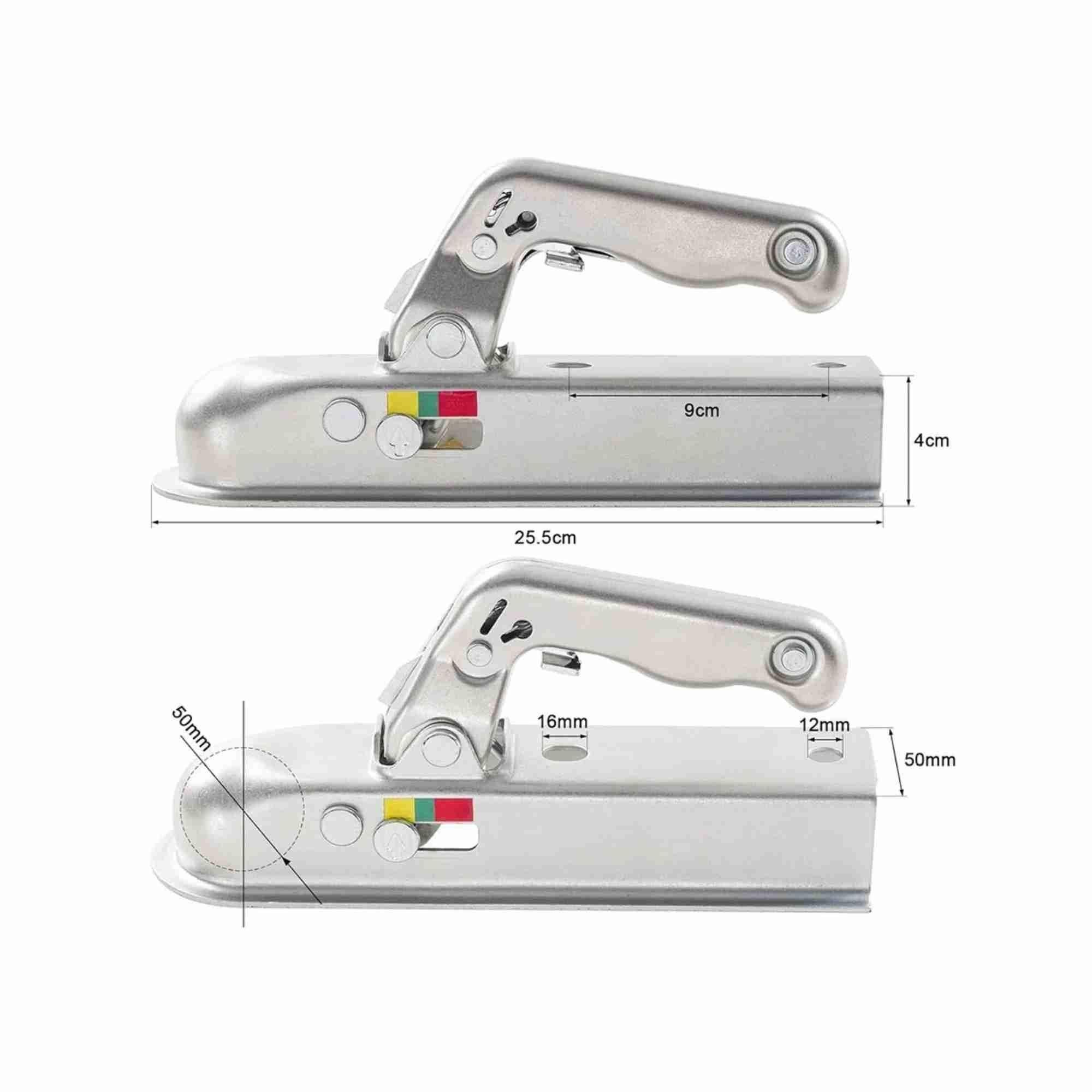 Trailer ATV Coupling For 50mm Tow Ball Pressed Trailer Quad Bike — image 2