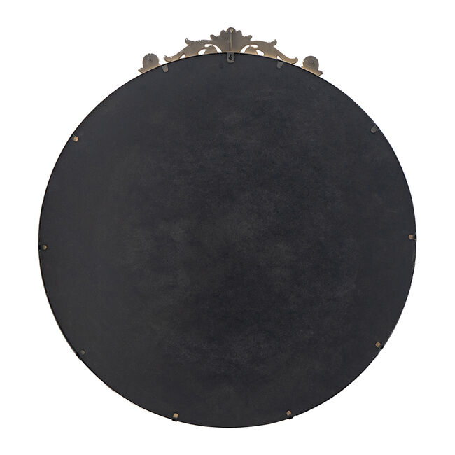 Baroque Black Round Mirror 81cm — image 2