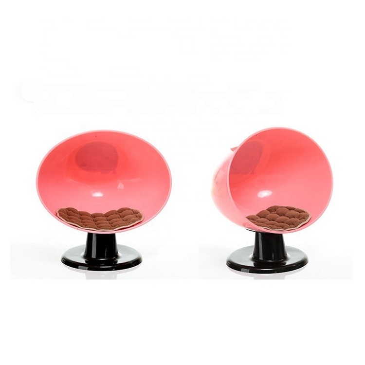 YES4PETS Medium Pet Dog Cat Cave House Nest Puppy Cave Chair Sofa Bed Pink โ image 2