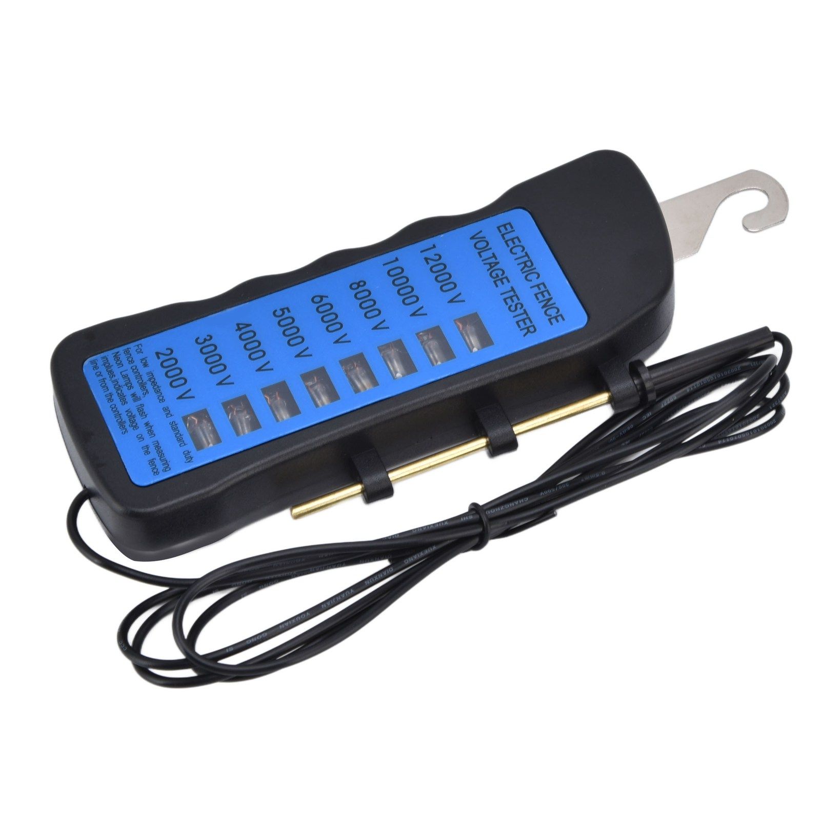 12KV Neon Fence Voltage Tester 2000 to 12000V 8 Neon Indicator Lights Waterproof Fence Tester for Farms โ image 3