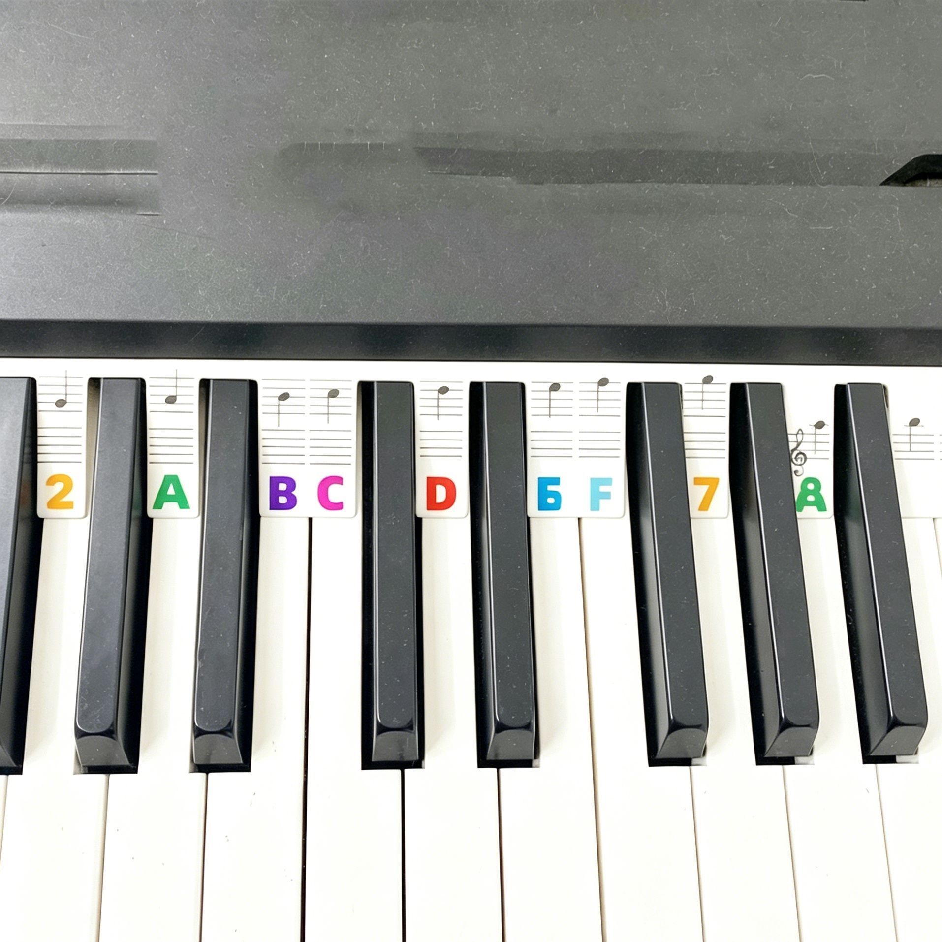 88 Keys Color Piano Note Strip 1pcs Keyboard Sticker — image 3