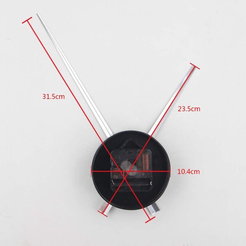 Large Wall Clock - 3D Needles - Quartz Mechanism Clock - Diy Crafts - Home Decor — image 2