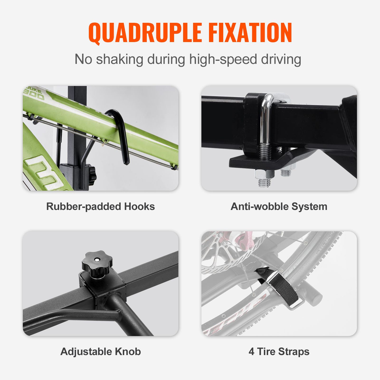 2-Bike Rack Hitch Mount Folding Carrier Car Truck SUV 1.25 — image 3