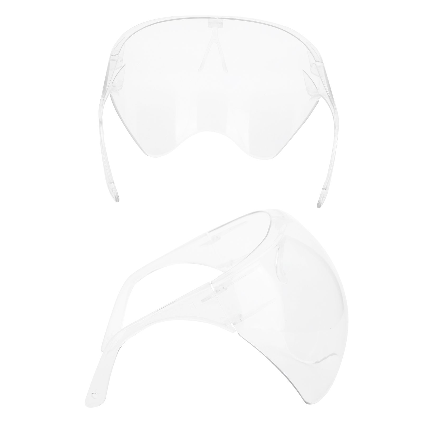 Anti-Fog Transparent Face Shield Full Face Covering Protective Visor for Office School Restaurants — image 6