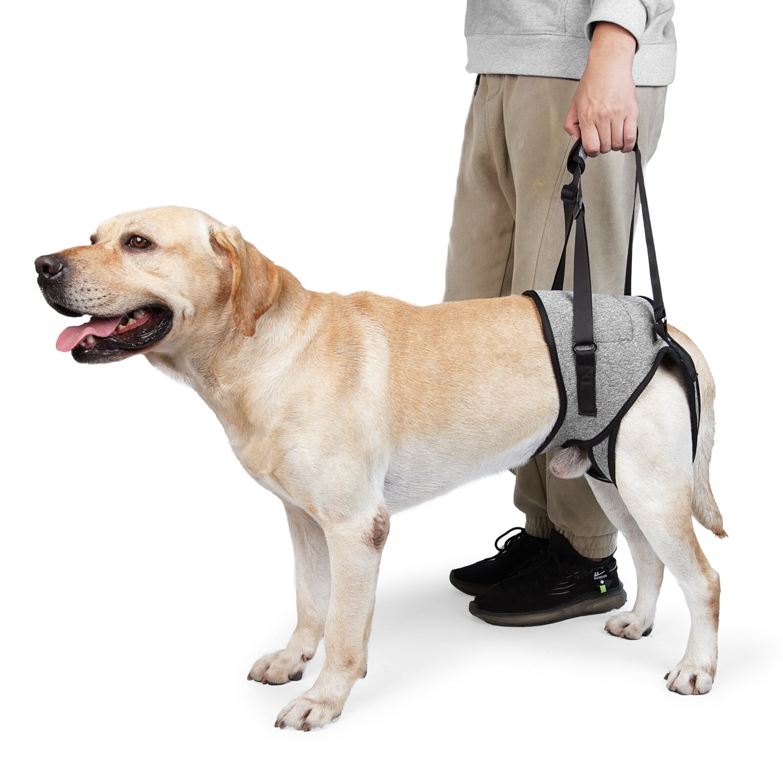 Dog Sling for Large Dogs Hind Leg Adjustable Dog Lift Harnesses For Walking/Climbing Pet Auxiliary Slings for Elderly, Disabled Dogs L