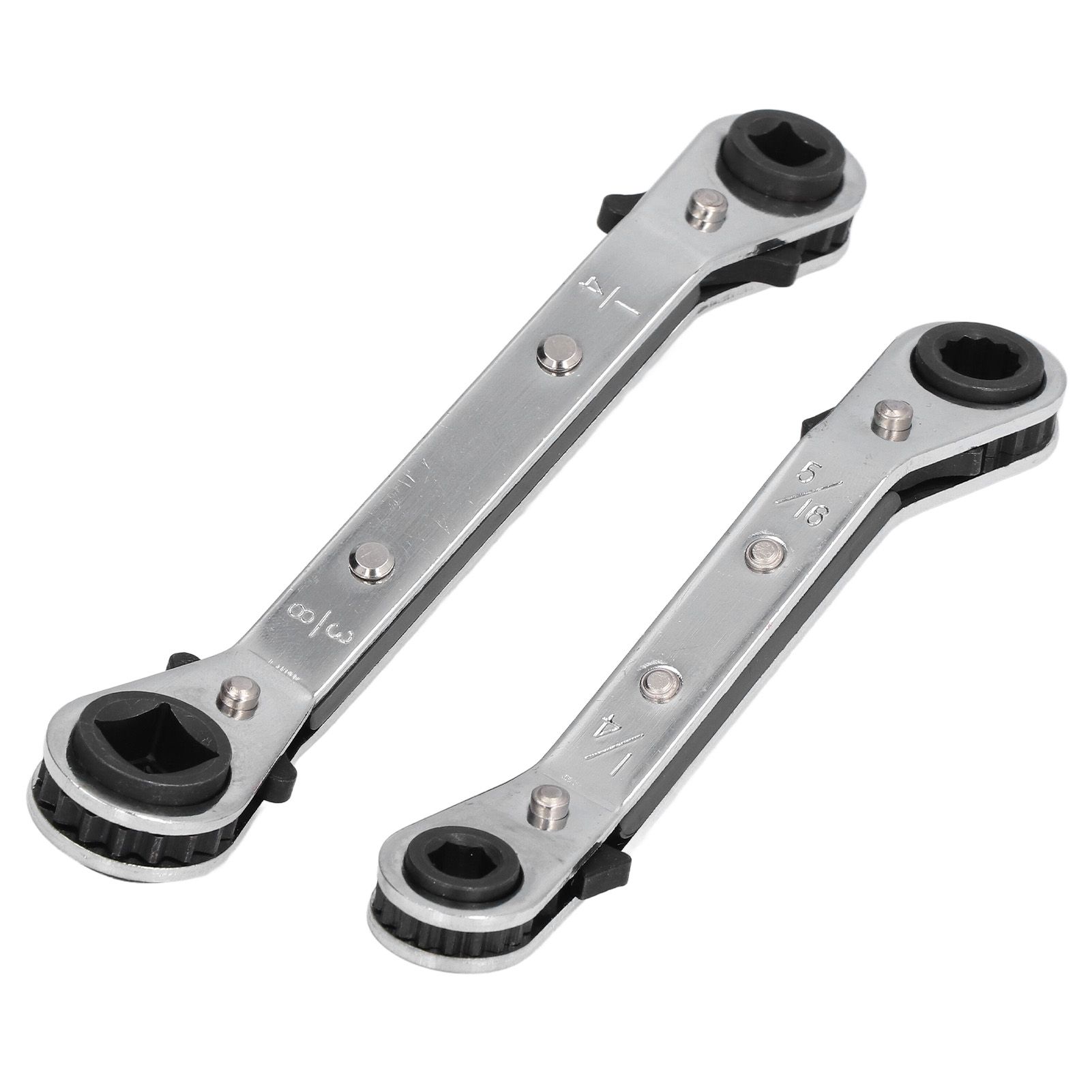 CT122 Refrigerator Ratchet Wrench 1/4 3/16 5/16 3/8 Stainless Steel Wrench Air Conditioner Repair Tool for Household โ image 4