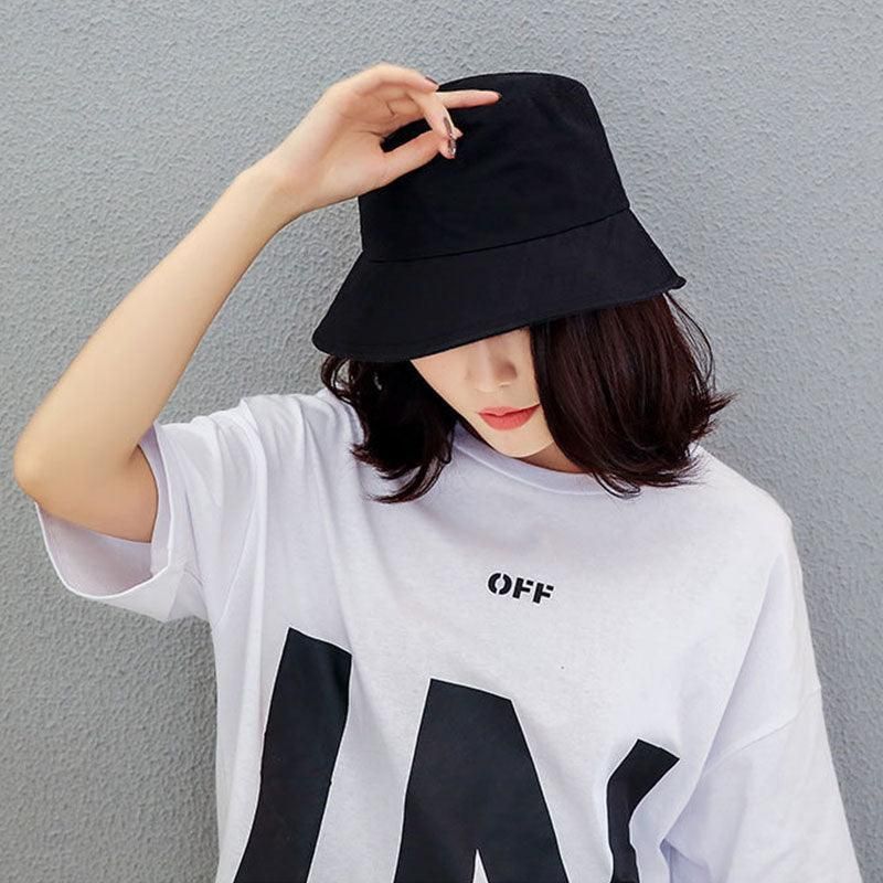 9 Colours Unisex Sun Bucket Hat Perfect for Outdoor Adventures - Orange — image 5