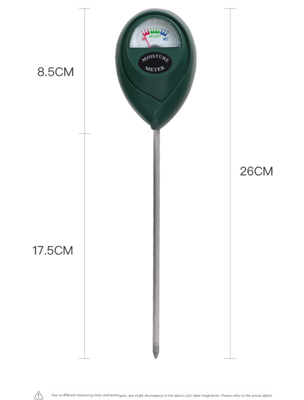 2 Pcs (1 Green + 1 Black) Soil Moisture Meter - Accurate Plant Water Monitor for Garden & Potted Plants, No Batteries Needed — image 5