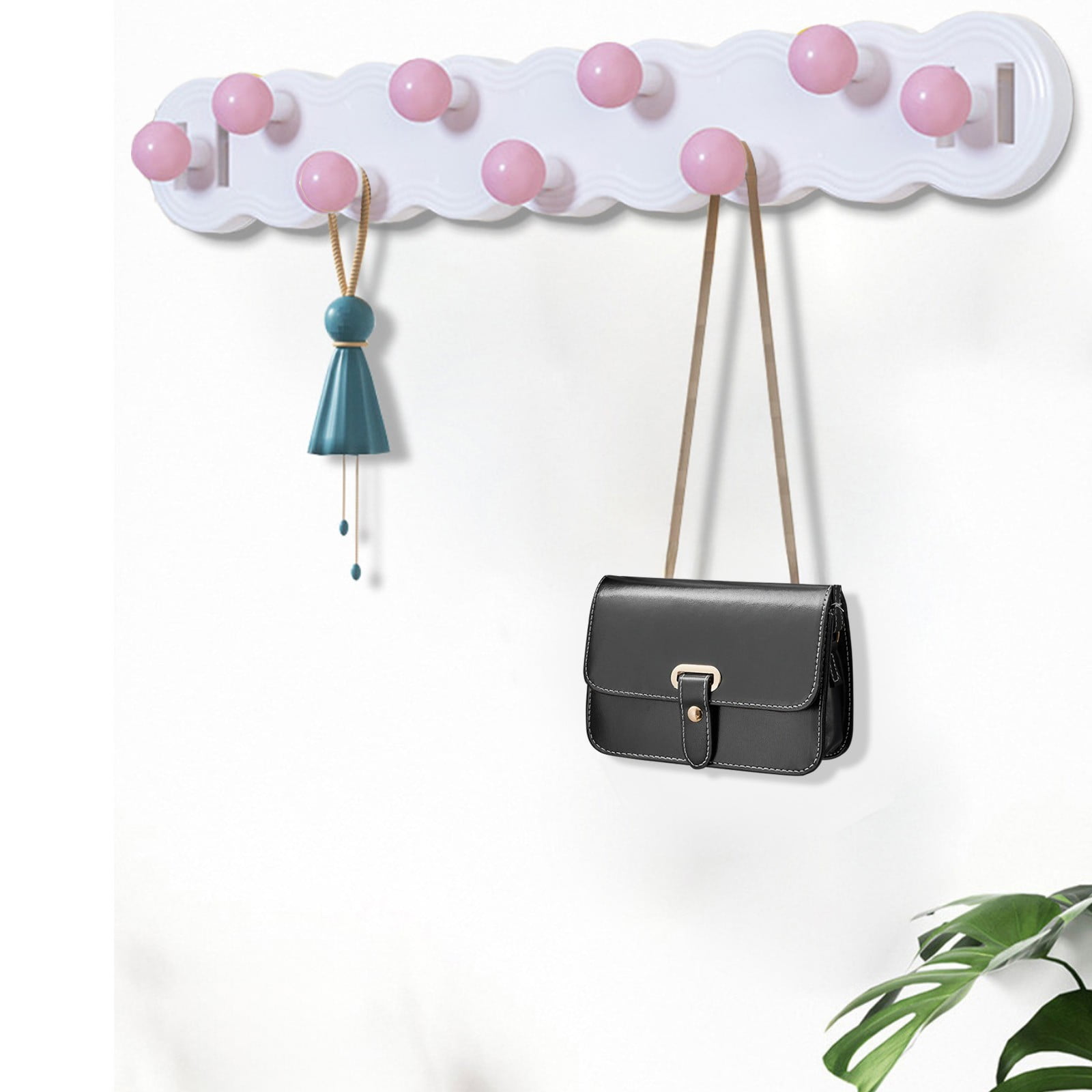 Wall Mount Coat Rack, Rainbow Hooks For Boys And Girls, Cute Bathroom Decor, Colorful Backpack Hanger For Clothes, Hats, And Towels In Bedroom,Strong Adhesive β image 5