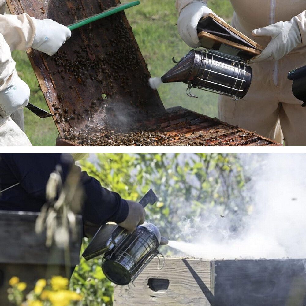110 Beekeeping Equipment Tool Bee Smoker Brush Fork Hive Tool Bee Catcher Marker — image 5