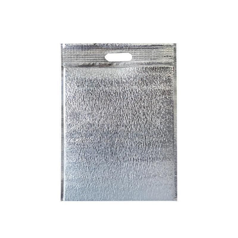 100Pcs Aluminum Foil Insulated Food Storage Bags for Thermal Cooling - 20 × 30CM-100PCS