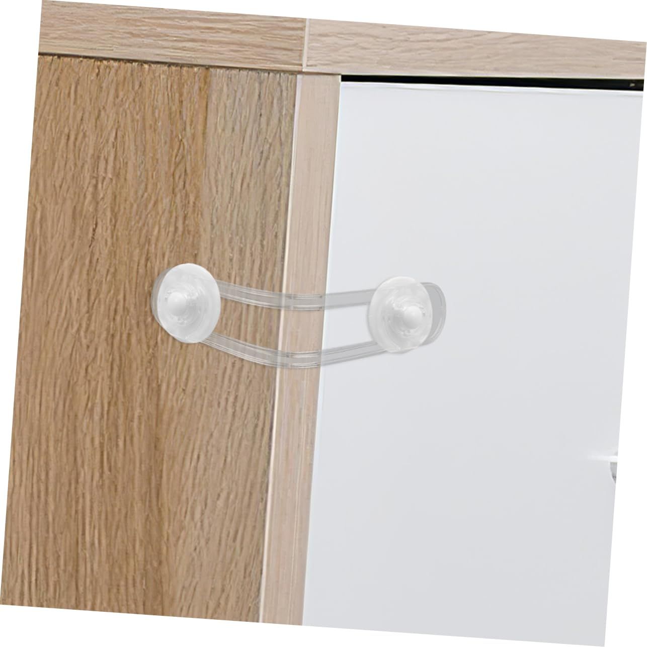 2 anti pinch safety locks, cabinet locks, children's locks, combination padlocks, sliding door locks, cabinet child locks, tube shaped — image 5