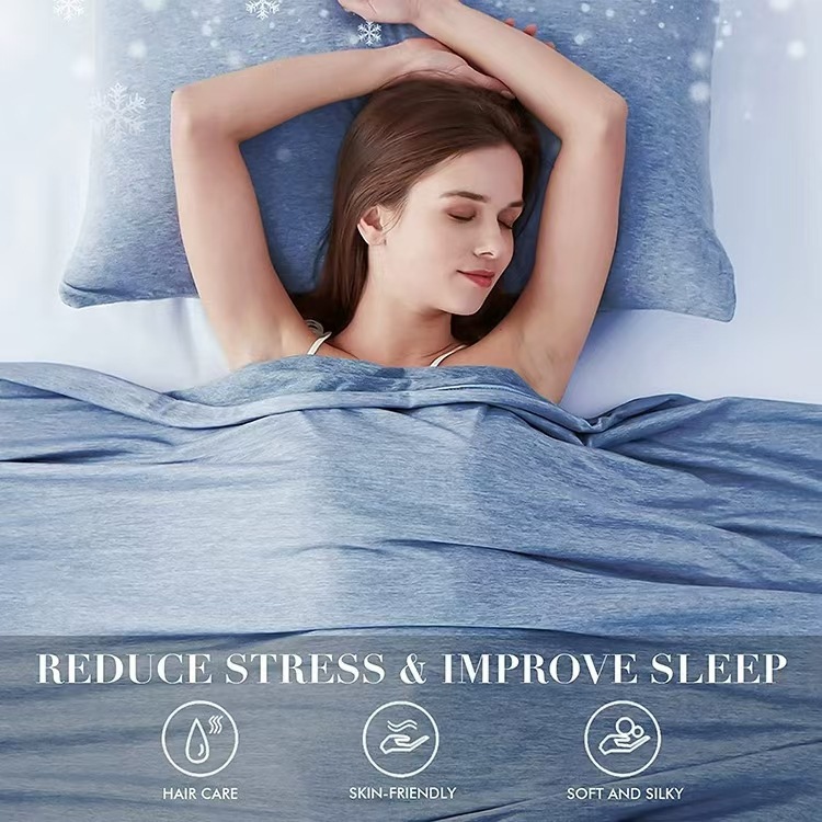 Pink Queen Size 200x150CM Cooling Blanket for Hot Sleepers - Lightweight Breathable All-Season Throw, Hand / Machine Washable โ image 5