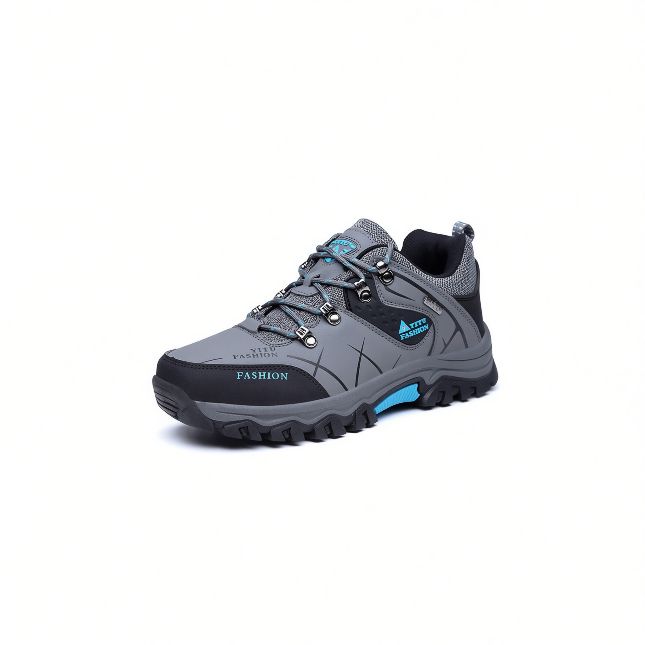 New Code Men Hiking Shoes Anti Slip Outdoor Grey 43 โ image 2