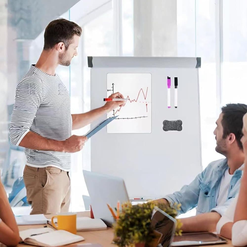 Magnetic Whiteboard A3 for Refrigerator, White — image 5