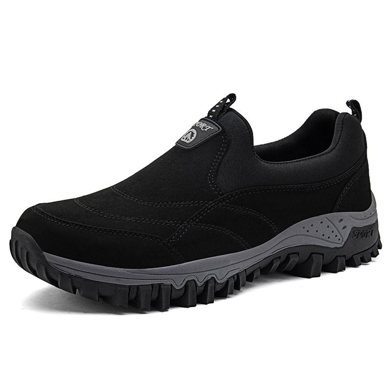 Luo Baoli Men Hiking Shoes Slip On Rubber Sole Blue 46 โ image 3