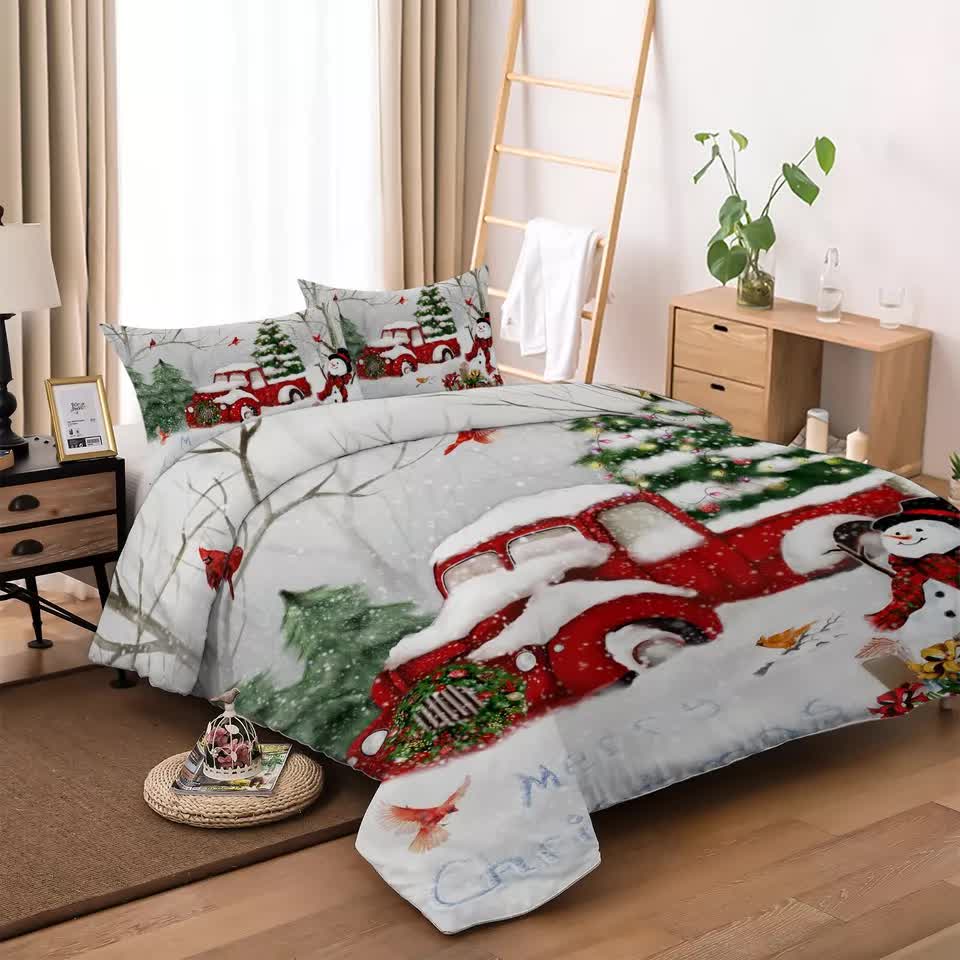 Elegant Touch Solid Color Duvet Cover Set - Easy Care-Queen — image 4