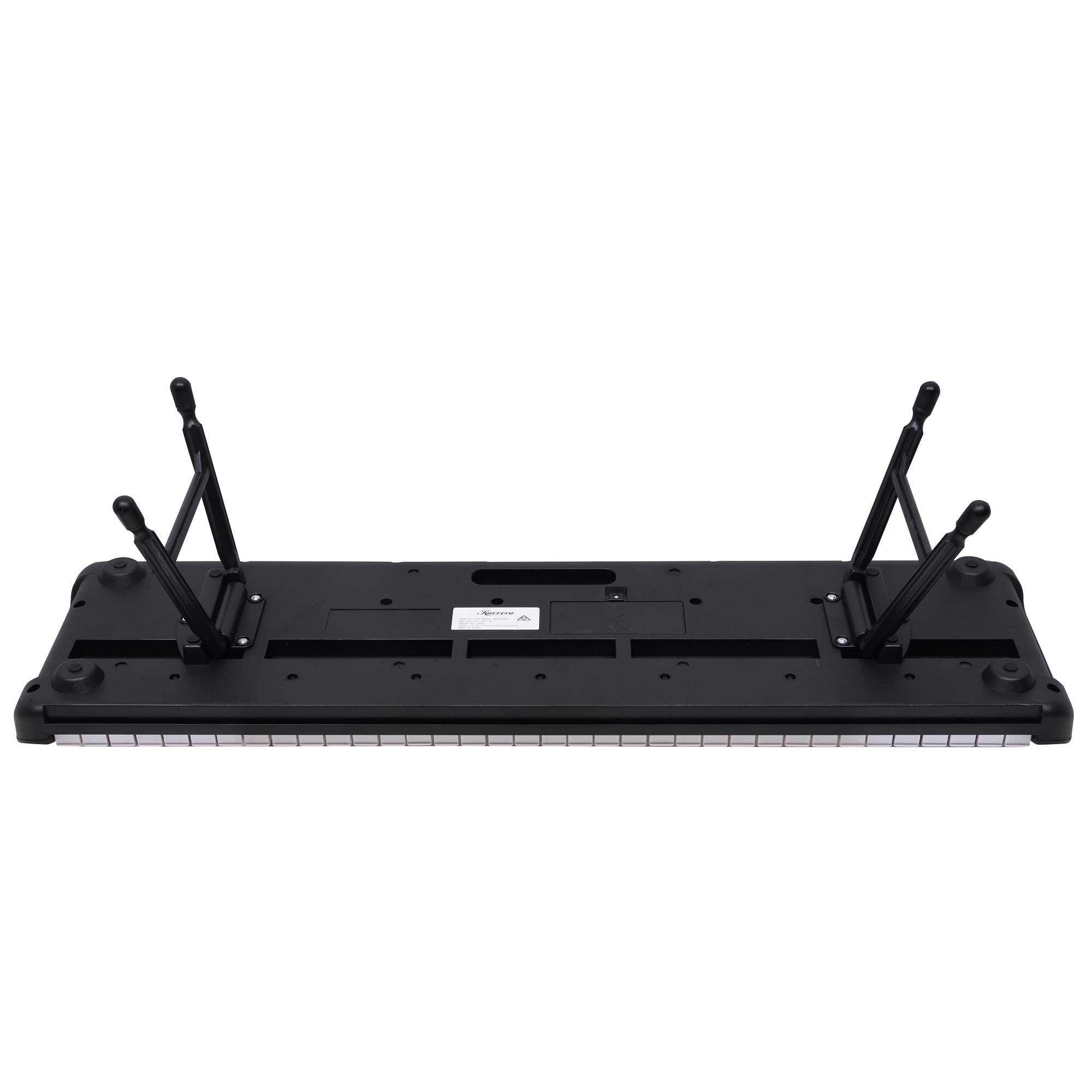 Karrera 61-Key Electronic Piano Keyboard with LED and Folding Stand in Black CHJ-SD1 โ image 4