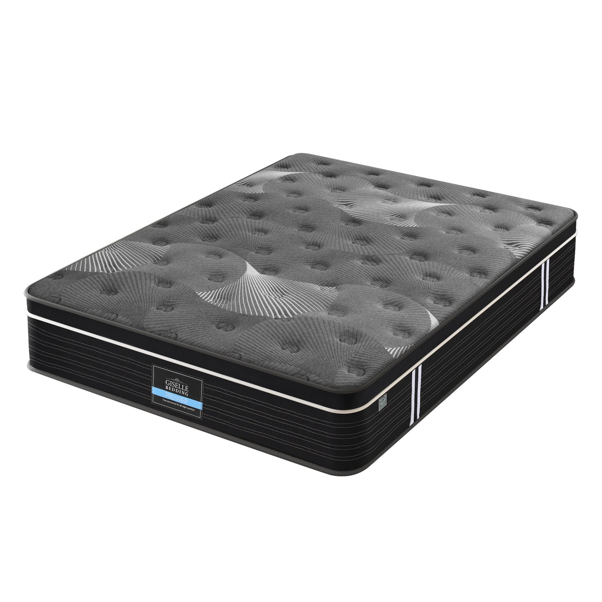 Giselle Bedding Double Mattress 35cm Euro Top with Graphene Cooling Comfort Medium Firm — image 2