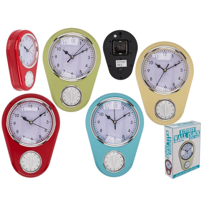 High Quality New Wall Clock & Timer - Clock with Timer Function blue 435 — image 2
