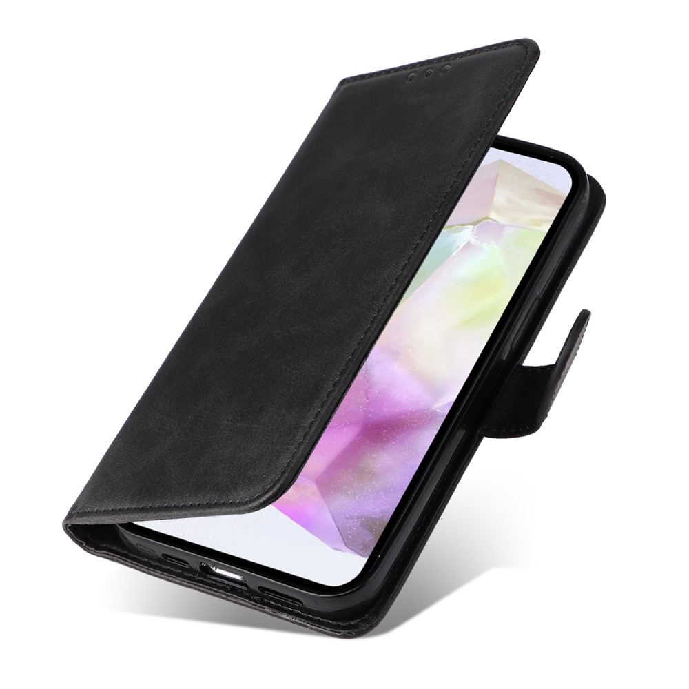 PU Leather Wallet Case Compatible with Samsung A56 5G - More Colors Available Black — image 6
