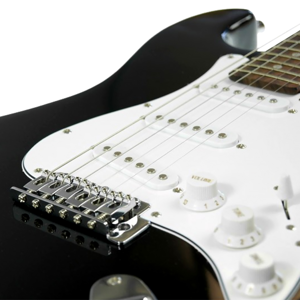 Karrera 39in Electric Guitar - Black โ image 3