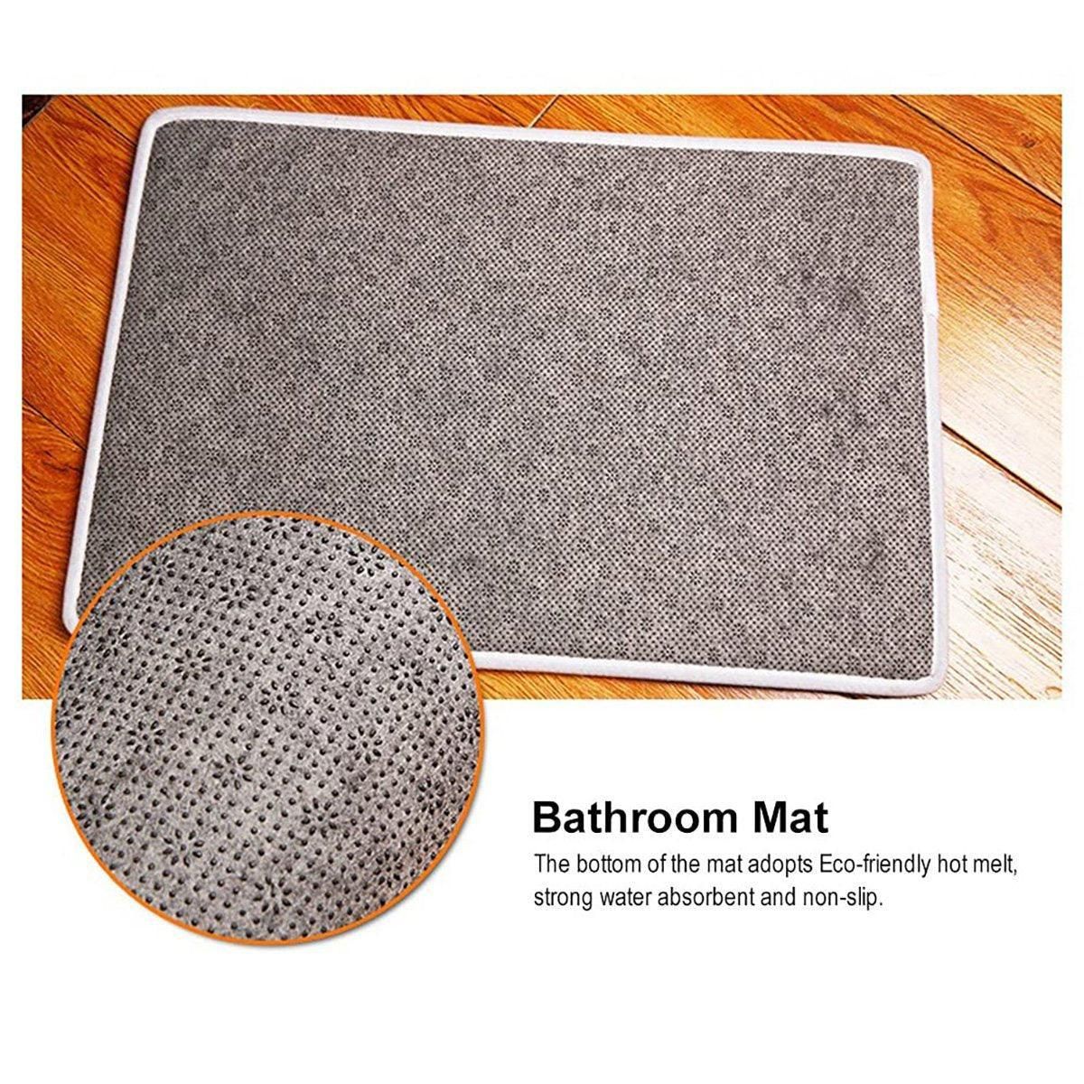 Absorbent Non-Slip Camera Bathroom Floor Mat Family Entry Door Mat Home Rug - 50 × 80CM — image 6
