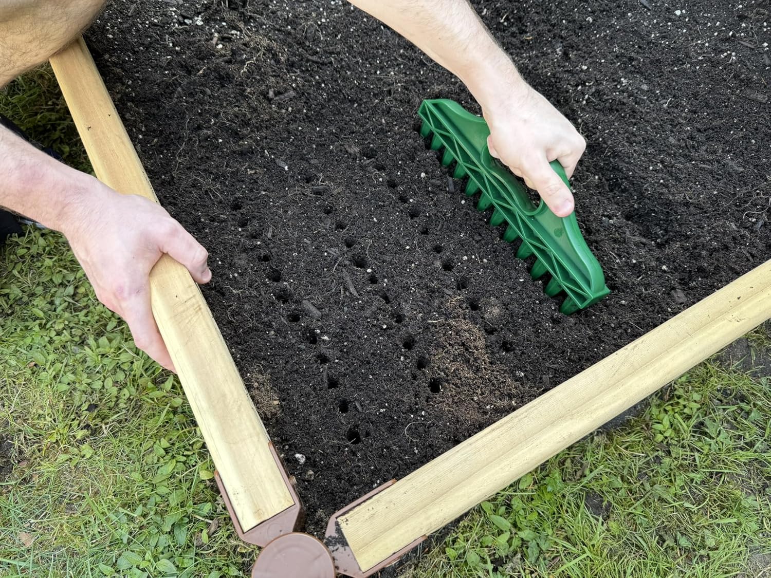 The Row Seeder by – Handheld Garden Tool for Precise Seed & Seedling Spacing in Rows & Seed Trays – for Vegetables, Flowers & Herbs. Durable & Ergonomic — image 5