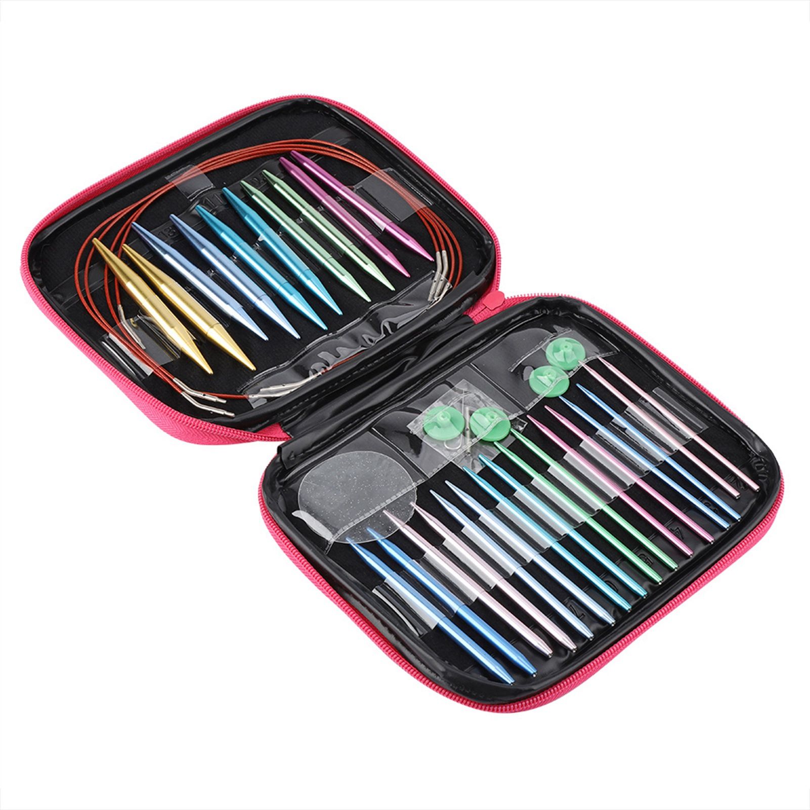Interchangeable Aluminum Circular Knitting Needle Sets — image 3