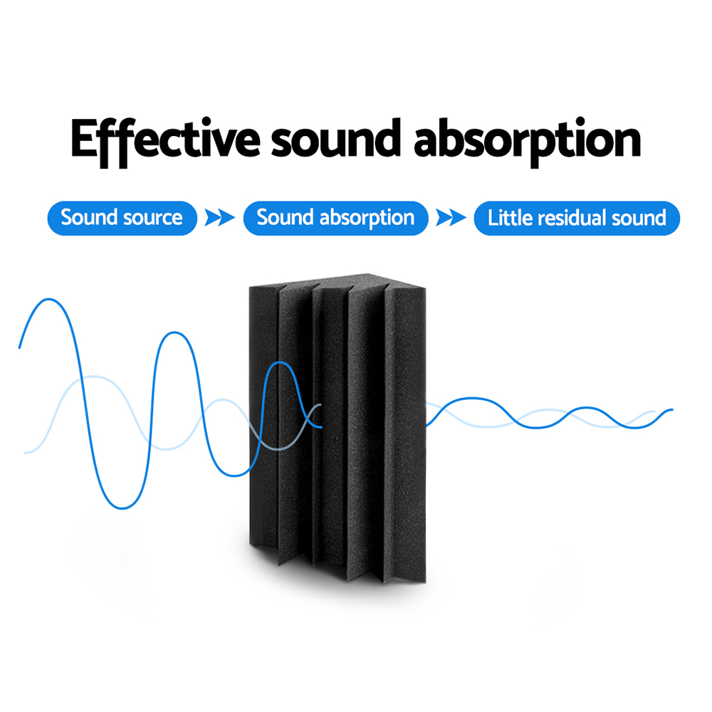 Alpha Acoustic Foam 60pcs Corner Bass Trap Sound Absorption — image 3