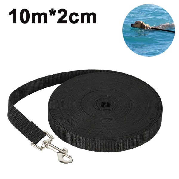 Training Leash for Small and Medium Dogs, Dog Leash for Dog/Puppy for Recall Training, Camping-Black 10 × 2M_max — image 2