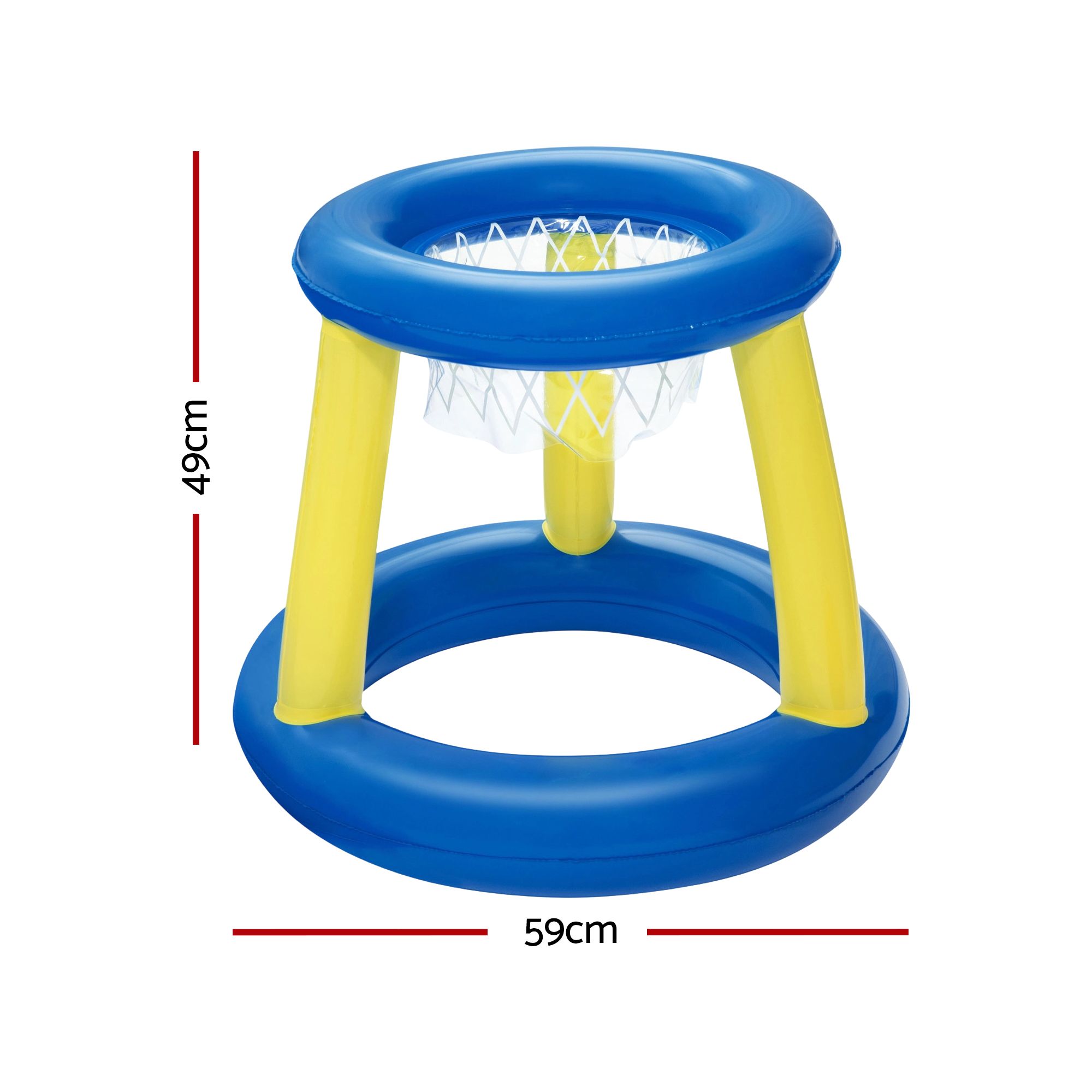 Bestway Inflatable Pool Float Basketball Hoop Set with Ball Blue โ image 2