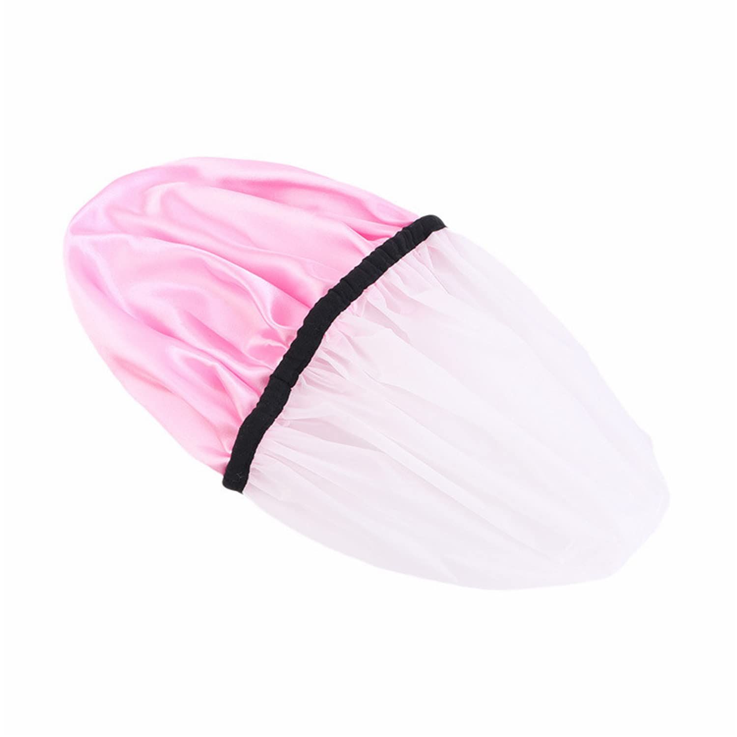 4 Pieces Womens Waterproof Shower Hat Shower Caps Bath Hat Hair Caps for holding natural hair, braids, weaves — image 4