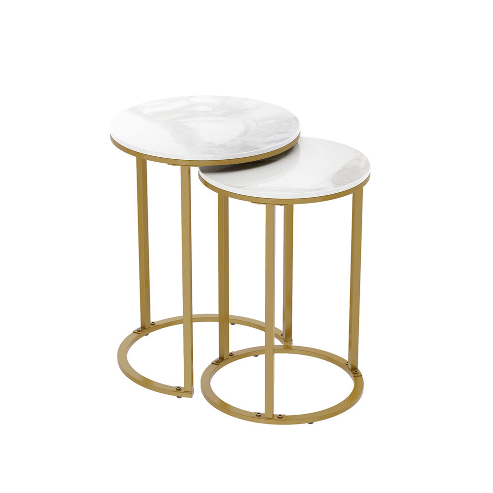 Interior Ave - Diva Gold Nested Side Table Set — image 2