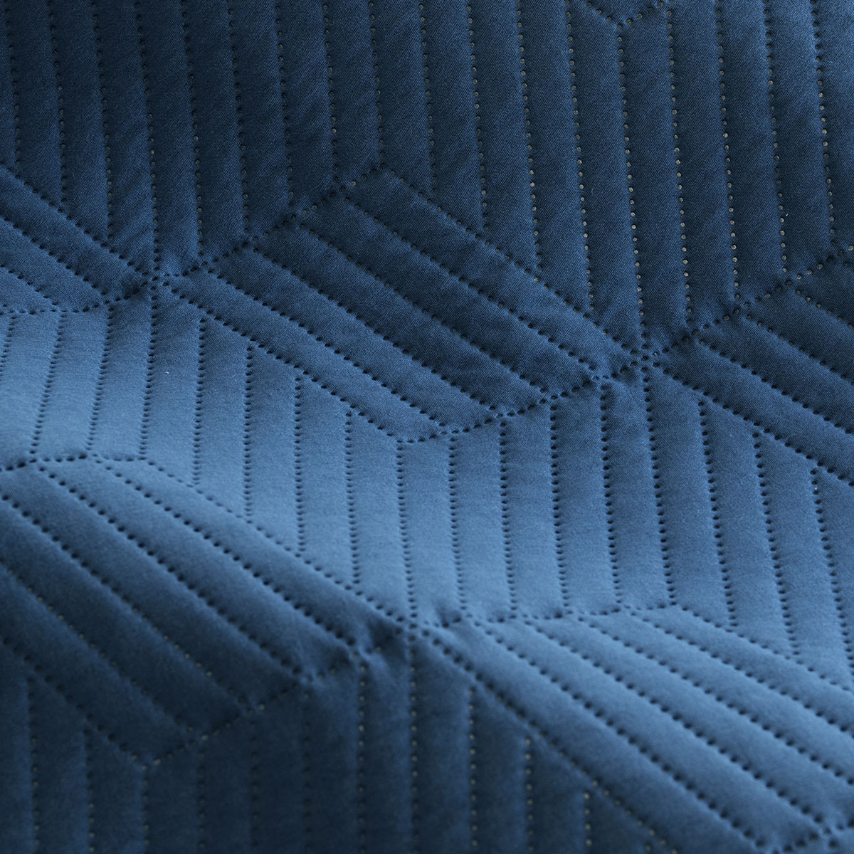 Ardor Maxwell Navy Embossed Vintage Washed Quilt Cover Set Queen โ image 3