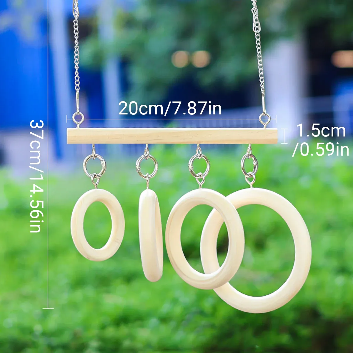 Parrot Chewing Boredom Relief Toy Hanging Ring for Small Medium Parakeet Durable — image 3