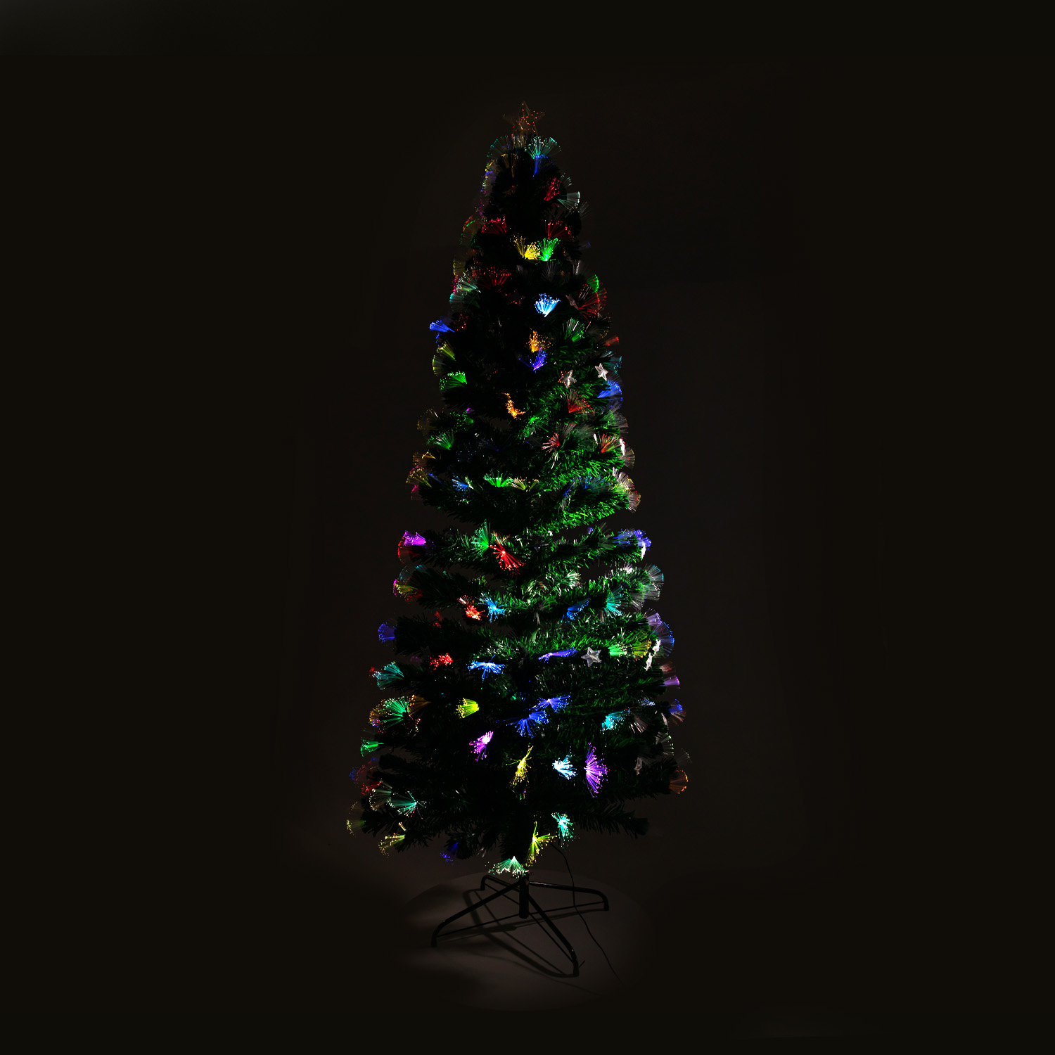 Christabelle 1.5m Enchanted Pre Lit Fibre Optic Christmas Tree Stars Xmas Decor — image 3