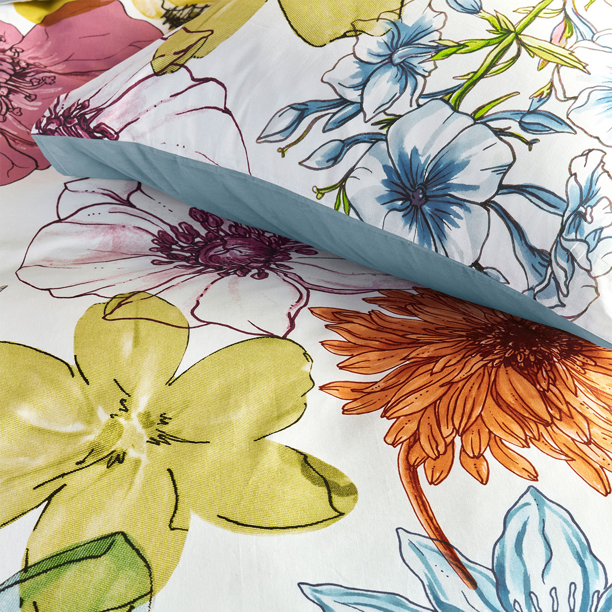Bedding House Lotti Multi Cotton Floral Quilt Cover Set King — image 3