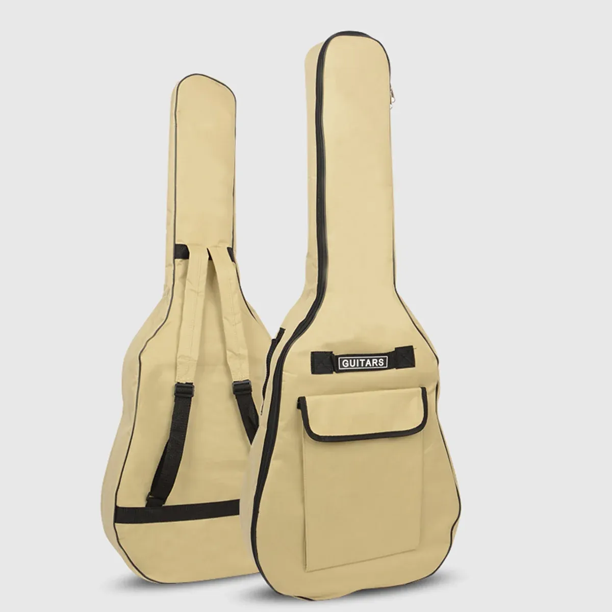 41Inch Wood Guitar Bag Basic Model 5MM Thick Cotton Double Strap Soft Guitar Bag — image 4