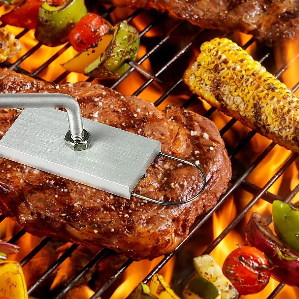 Alphabet Fire Branding Barbecue Grill Tool Custom Branding Iron for BBQ Meat — image 6