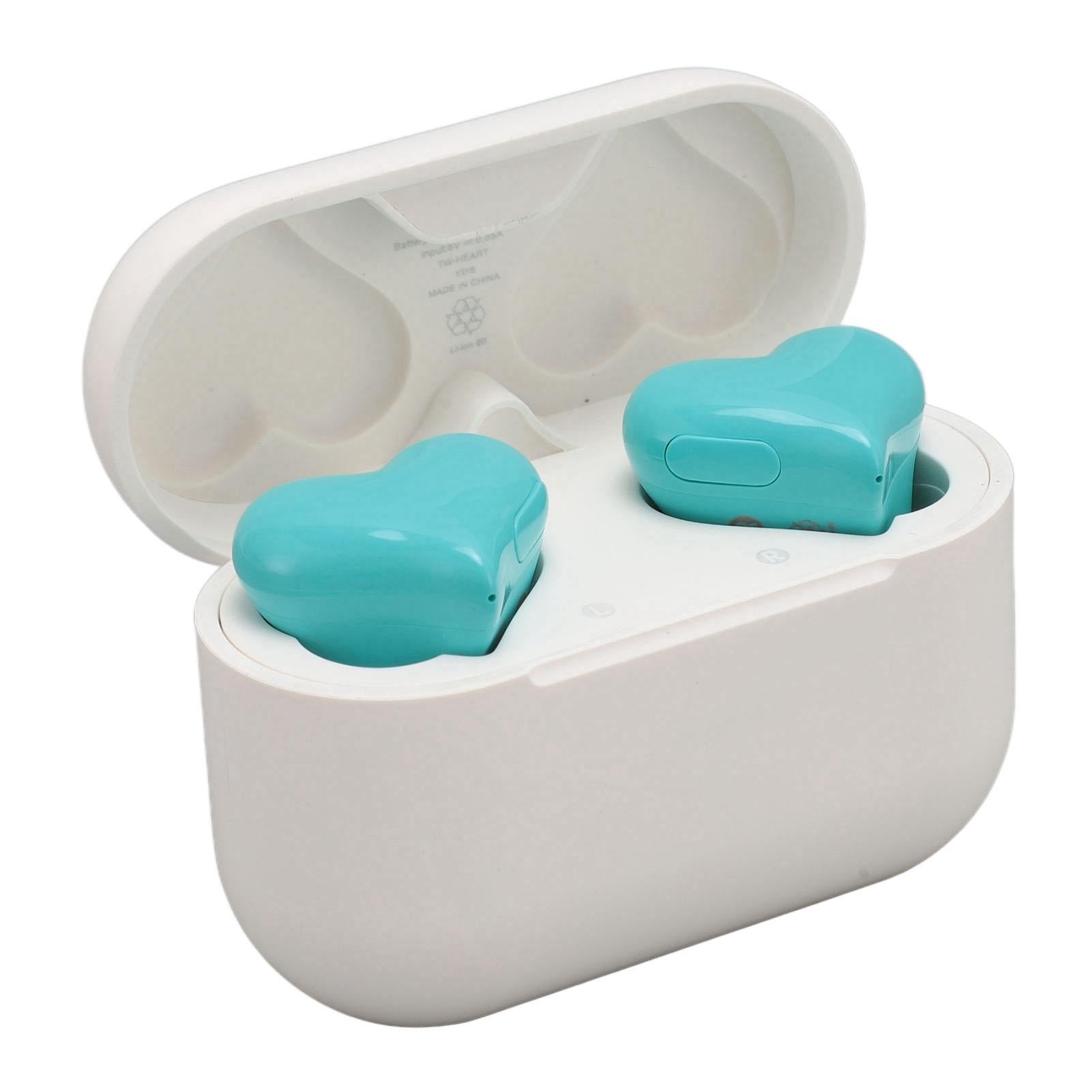 Heart Shaped Earbuds Cute Wireless Bluetooth5.3 Headphones Lightweight Noise Reduction Earbuds for Music Call Video Game — image 3
