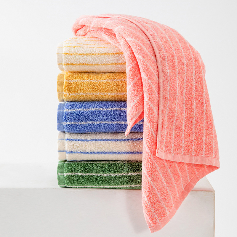 Green Soft and Absorbent Cotton Towel Set | 3-Piece Luxury Bath Towels - Ideal for Adults, Face & Bath Towels โ image 2