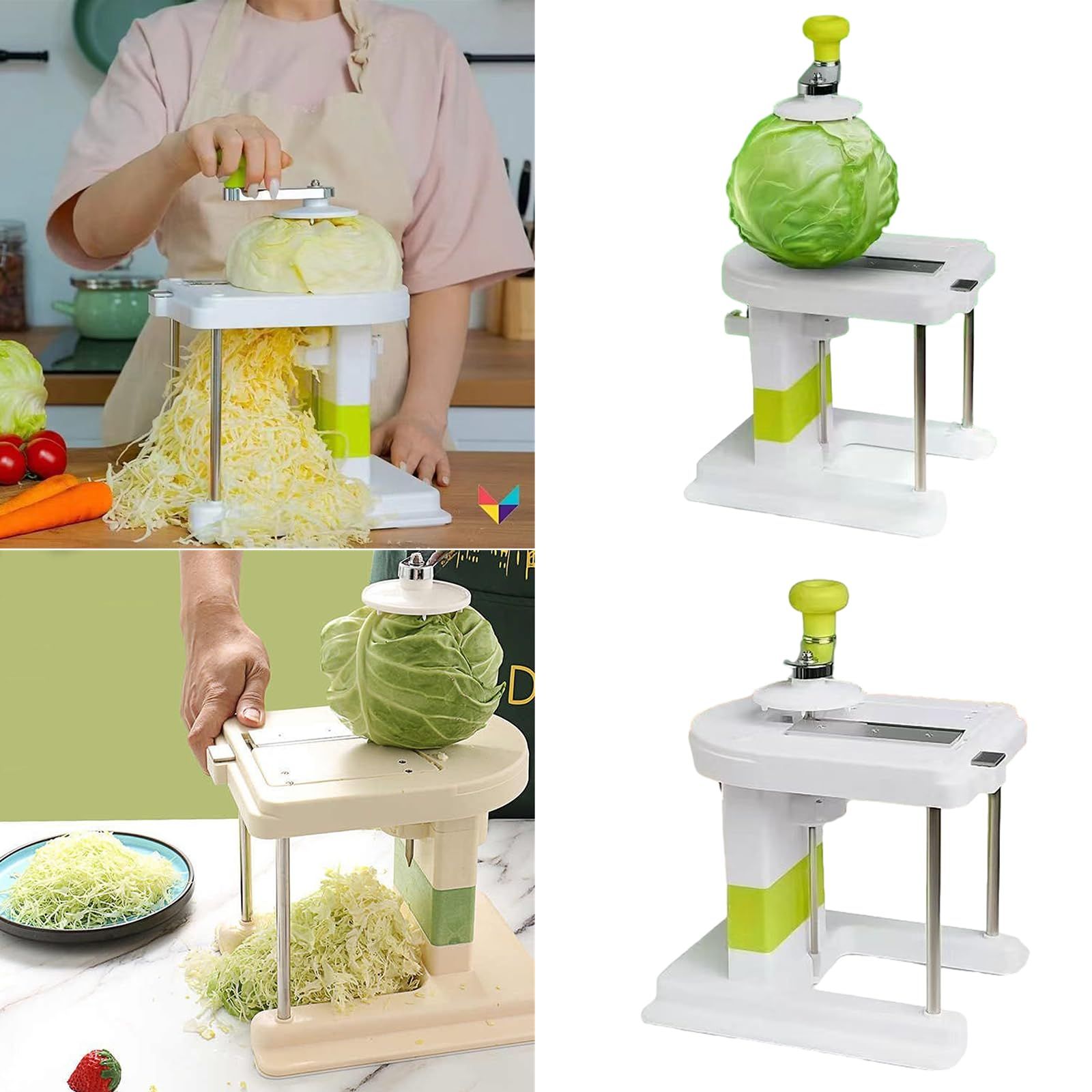 Cabbage Graters Vegetable Kitchen Stainless Steel Cabbage Slicer Cutter Wide Mouth Fruit Salad Grater Cabbage