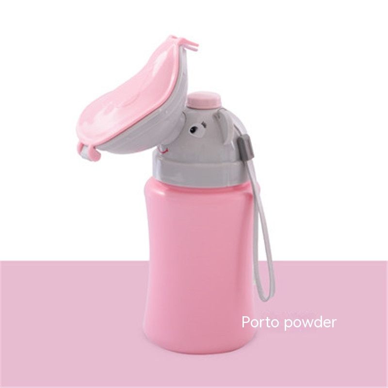 Travel Urinal Portable Potty Pee Cup for Girls Urinal Emergency Toilet for Camping Car Travel and Kid Potty Pee Training (Pink) — image 2