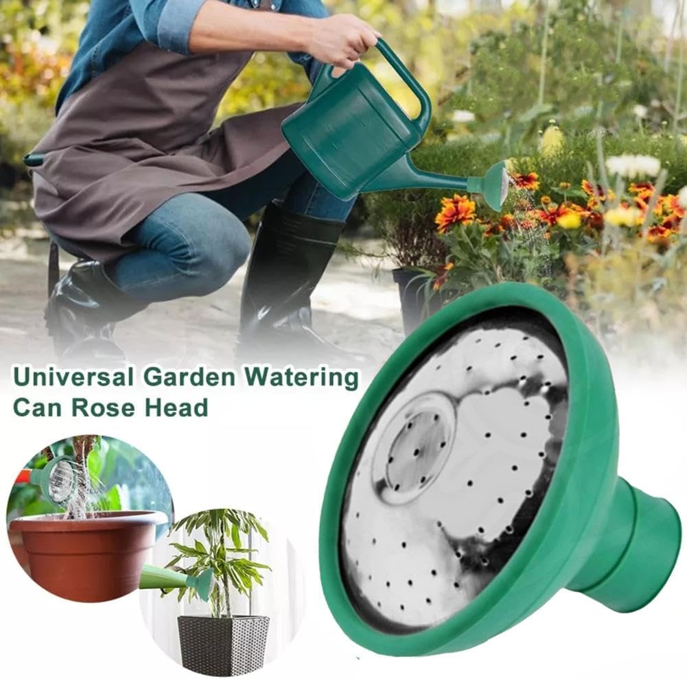 Universal Watering Can Head Replacement,Water Sprinkler Sprayer Rose Head Kettle Replacement Nozzles,Garden Shower Heads Watering Tool for Most Watering Jugs — image 2