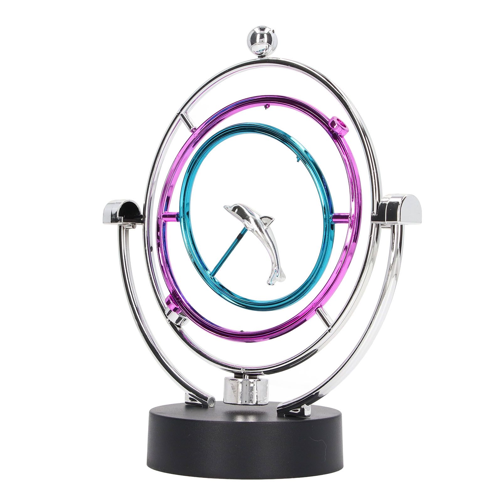 Perpetual Motion Toy Innovative Large Circle Dolphin Perpetual Swing Toy for Home Office โ image 6