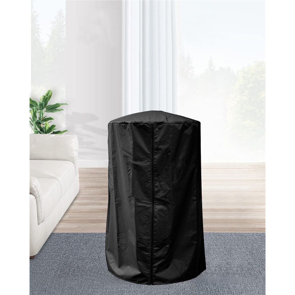 Heavy Duty Waterproof Tabletop Heater Cover, Dustproof/ Wind/ Sunlight/ Snow-Resistant,Winter Patio Heater Covers, Black — image 3
