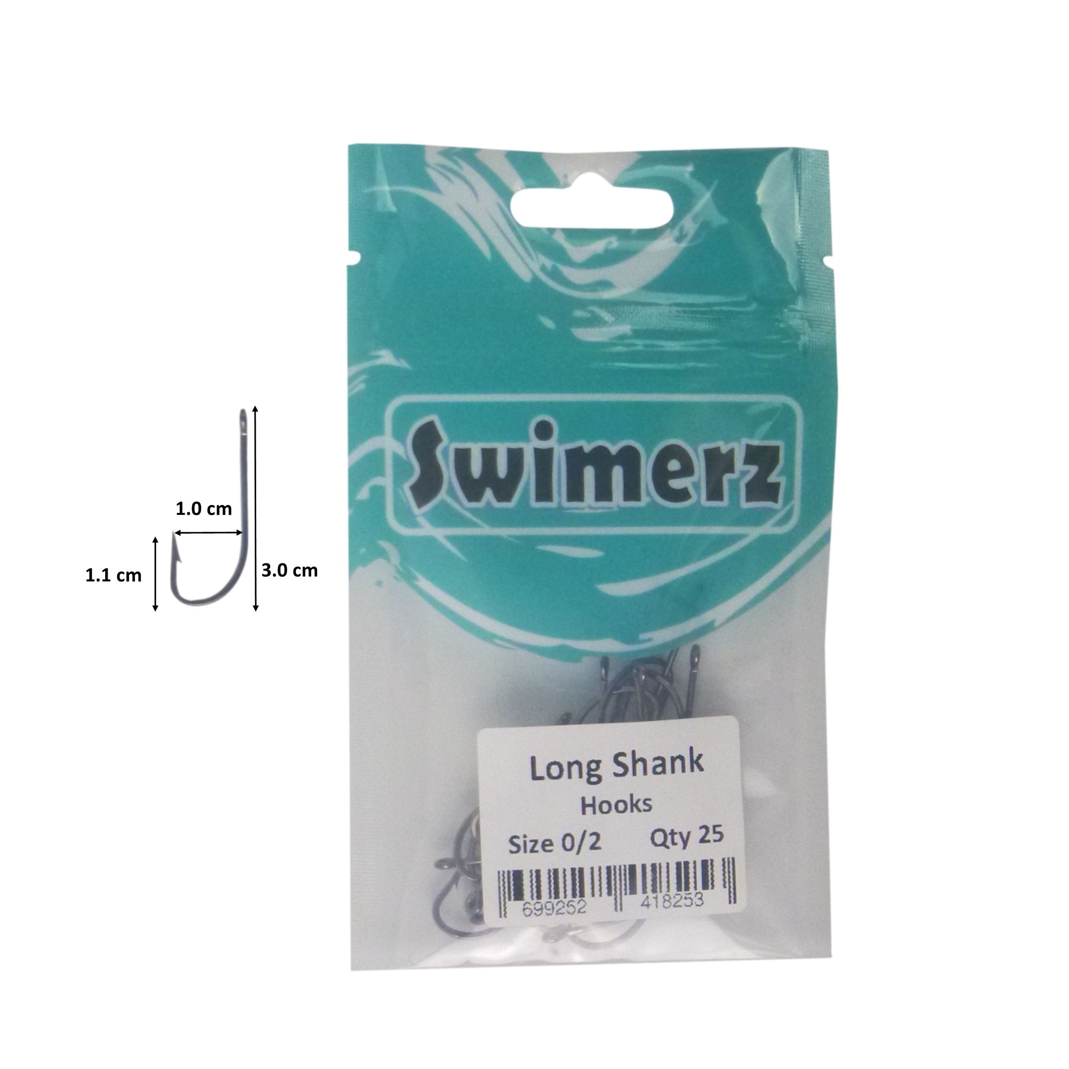 Swimerz 0/2 Long Shank Worm Hook 25 Pack — image 3