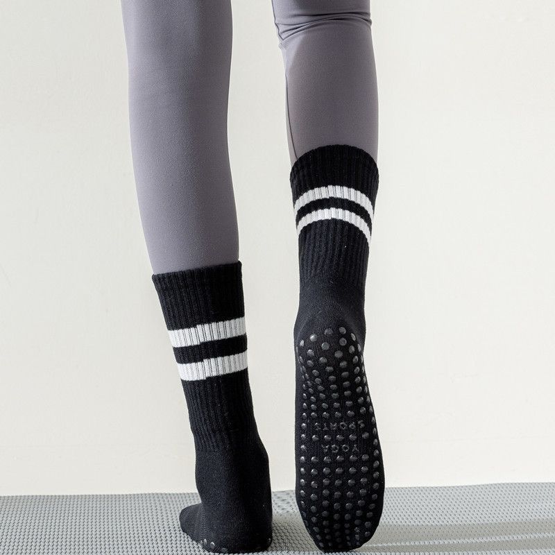 3-Pack White Anti-Slip Yoga Socks - Grippy Non-Slip Pilates Dance Fitness Socks for Women โ image 4